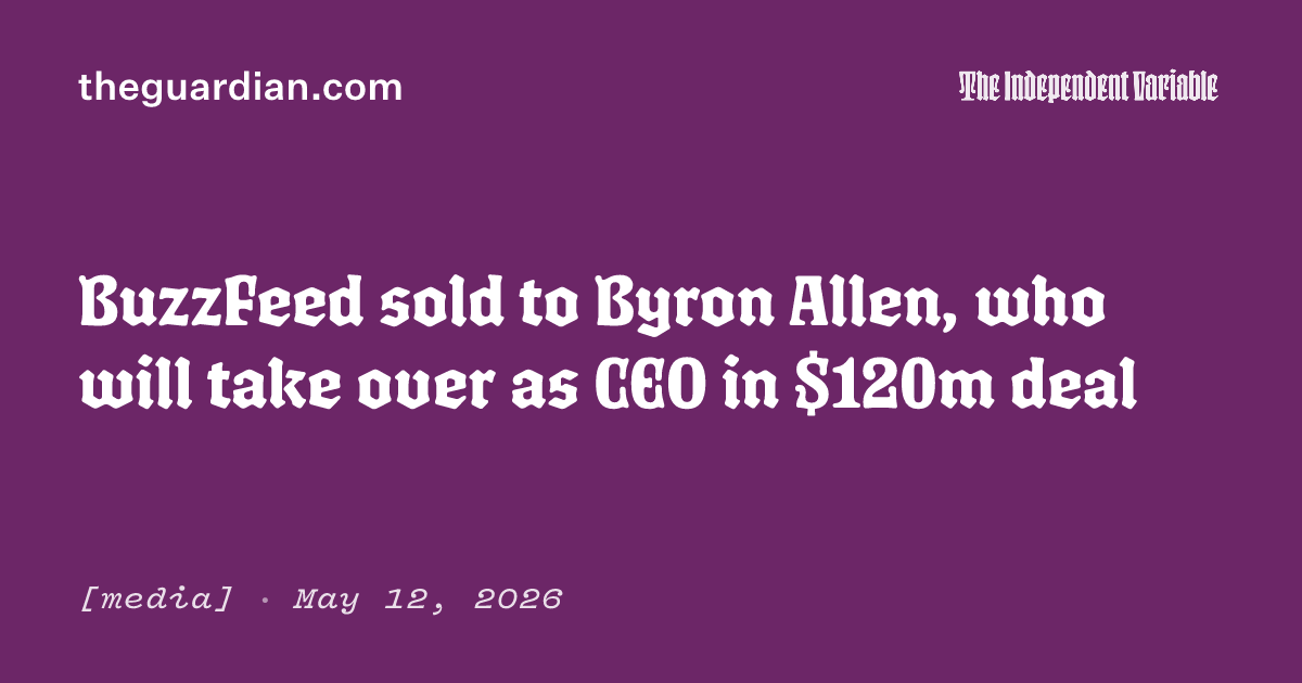 BuzzFeed sold to Byron Allen, who will take over as CEO in $120m deal