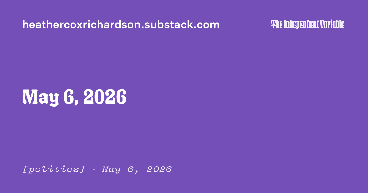 May 6, 2026